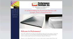 Desktop Screenshot of performance-envelope.com